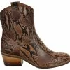 BOSCCOLO Women's Leather Cowgirl Boots Brown Python -Madam Clothing Store 967fd80d 0ba2 42cc 901c dcaadd15dc9f