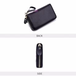 Beakey Women Rfid Blocking Wallet Zip Around Clutch-Purple Bauhinia -Madam Clothing Store 97f84f5705c3b830b1598ab87b42f7c4