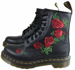 Dr. Martens Dr Martens 1460 Vonda Womens Leather Fashion Lace Up Boots - Black Softy -Madam Clothing Store 9859ff11be5eba601c5e930caf984cb3