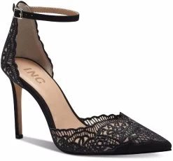 Inc Women's Heels Kinlee - Color: Black Lace