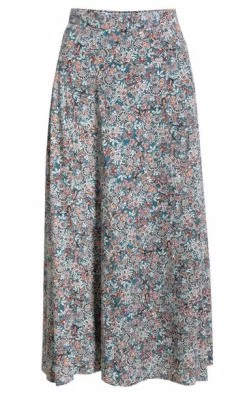 Cielo Printed Midi Skirt -Madam Clothing Store 9b0498034353bc96efdcc98800419ffb