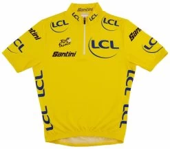 Santini Tour De France Kids Yellow Leader's Jersey Yellow - Yellow