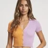 SAVEL Women's Devon Knit Top - Lilac/orange -Madam Clothing Store 9bbf95da2ca1f57670d5d921df0b88c9