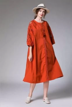 Deli.S Women's Midi Dress Red -Madam Clothing Store 9bd2cd39 ee91 4b14 812f ac93e8f2803e