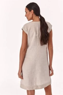 Tatuum Women's Dress Fianiko-Beige Melange -Madam Clothing Store 9c29bf93f34fac062b56bf3cc4da4f9e