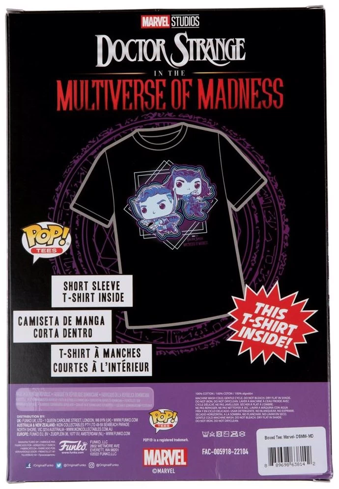Marvel Comics Dr. Strange Multiverse Of Madness Funko Boxed T-Shirt 7 Marvel Comics Dr. Strange Multiverse Of Madness Funko Boxed T-Shirt - Image 5
