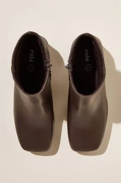 Rubi Shoes Hanna Platform Ankle Boot Brown -Madam Clothing Store 9d4a174def9fd2f44a159bc73ea62bb5