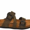Moosefield Unisex Leather Sandals - Olive -Madam Clothing Store 9d9df308a1b76659d31a5fe128162493