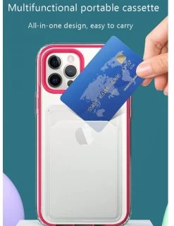 Beakey Clear Card Case Slim Fit Protective Soft TPU Case With Card Holder For IPhone 13/13Pro/Pro Ma -Madam Clothing Store 9eaf1e76c63c3c0aa373cbc6b1089248