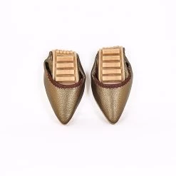 Foldy Women's Foldable Ballerina Flats - Gold -Madam Clothing Store 9ecea9bd51ba45b9a79dad82958d3eb7