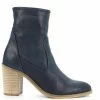 EOS Women's Note Italian Leather Stacked Heeled Boots Navy -Madam Clothing Store a12006d9ce8279fabed1a2f6aeef23a7