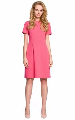 MOE Women's Dress In Pink -Madam Clothing Store a25b7e8dd66a47b20f93f786744945aa