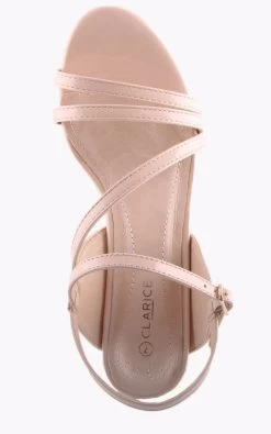 Clarice Nanna Leather Heeled Sandals - Nude/Patent -Madam Clothing Store a2af14c2 2542 4fb8 8699 0be8ea4c2c3d
