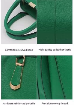 Beakey Womens Fashion Handbags Top Handle High Capacity Tote-Green -Madam Clothing Store a34cb34d23c40adcc93368fc6356df52