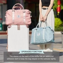 Catzon Large-Capacity Lightweight Travel Duffel Bag Sports Tote Gym Bag And Gym Bag -Pink 11 Catzon Large-Capacity Lightweight Travel Duffel Bag Sports Tote Gym Bag And Gym Bag -Pink -Madam Clothing Store a3a4e8ab6bc8c29cf4ac0c5da903bb15