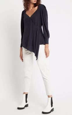 Sass & Bide Women's The Ambience Tops - Navy -Madam Clothing Store a4589ec4 ef5b 42c0 b20b dd16ecdc306f