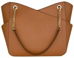 Michael Kors Jet Set Large Leather Luggage X Cross Chain Shoulder Tote Handbag -Madam Clothing Store a4dbd801fb8b2414152f95bb51bdabea