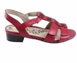 Womens Homyped Celia Deep Red Sandals Slip On Low Heel Shoes 9 Womens Homyped Celia Deep Red Sandals Slip On Low Heel Shoes -Madam Clothing Store a700b661415ec499a5e4e13ad9c99195