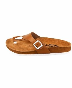 Moosefield Unisex Leather Sandals - Tan -Madam Clothing Store a9488e553c9f8f563260dde4e1cb83ab