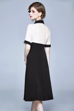 By Graziella Women's Flared Dress - White -Madam Clothing Store aa6069bb 7538 421d 9085 221868c91d1b