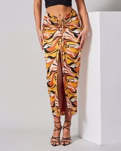 BWLDR Women's Coyote Skirt X Kristina - Yellow Sunset