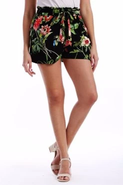 Pretty Summer Women's Shorts - Black Combination