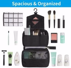 Catzon Toiletry Bag Travel Bag With Hanging Hook, Water-resistant Makeup Cosmetic Bag Travel Organiz 10 Catzon Toiletry Bag Travel Bag With Hanging Hook, Water-resistant Makeup Cosmetic Bag Travel Organiz -Madam Clothing Store adf7be52081956ca6754a825f9f39509