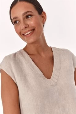 Tatuum Women's Dress Fianiko-Beige Melange -Madam Clothing Store ae793258aff9da877580961bfede48b5