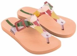 Ipanema Shoes URBAN ART Womens Grendene Shoes In Orange Multi