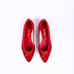 Lizza Women's Genuine Leather Flats - Pink -Madam Clothing Store b157f459869e06355fe5cb2f2fd92efc