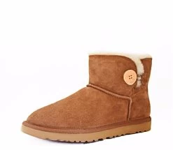 OZLAMB UGG One Button Ugg Boot - Chestnut -Madam Clothing Store b253d7fe0d5b92332826eca9c55b291e