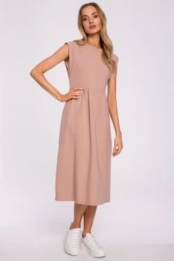 Moe Women's Dress In Mocca