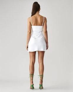 BWLDR Women's Shiloh Dress X Kristina - White -Madam Clothing Store b359c4dabf5a70b3a571d8567fd591cc