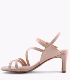 Clarice Nanna Leather Heeled Sandals - Nude/Patent -Madam Clothing Store b5f3d101 66cb 4b74 bc24 4e745ea6ee68