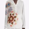 Desigual Women's Woven Blouse Long Sleeve -Madam Clothing Store b7135081 e073 4475 bb7e 20be26971046