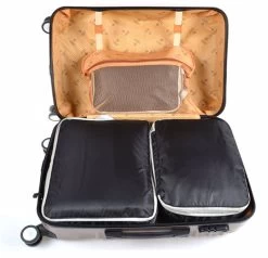 Beakey 3 Set Compression Packing Cubes Travel Expandable Packing Organizers-Grey -Madam Clothing Store b83ab5b5a40cb267b1bc0fd7478e226f 1