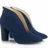 BOSCCOLO Women's Leather Boots Navy Blue Suede -Madam Clothing Store b89be616 6182 4d5d 8b28 3d1b7bac7112