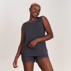 Sheraton Luxury Maison Womens Bamboo Tank Charcoal