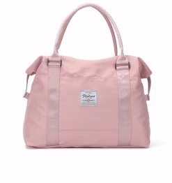 Catzon Large-Capacity Lightweight Travel Duffel Bag Sports Tote Gym Bag And Gym Bag -Pink