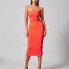 BWLDR Women's Bardwell Dress X Kristina - Tangerine