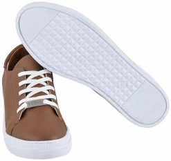 Noosy Women's First Class Leatherette Sneakers - Brown -Madam Clothing Store bbc5f716 7360 4f8b 9627 f5ebc345b8cb