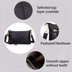 Beakey Leather Clutch Small Envelope Crossbody Bags For Women-Wine Red -Madam Clothing Store bec5c1d7909eb9a2cdf7a942e082a8c9 2