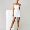 BWLDR Women's Shiloh Dress X Kristina - White -Madam Clothing Store bece800e7d04a64807517b25f439388b