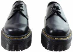 Dr. Martens Dr Martens 1461 Quad Polished Smooth Lace Up Comfortable Unisex Shoes - Black -Madam Clothing Store bf95c182ae5186273983f8177dfd9c7c