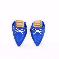 Foldy Women's Foldable Ballerina Flats - Blue -Madam Clothing Store c0fbab4cf89e1486189ffff7c9cc3a45
