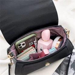 Beakey Moon Luna Cat Purses Pu Leather Shoulder Messenger Bag-Black -Madam Clothing Store c16270ea7295d87eda90a5e28b0e3336