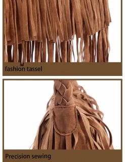 Beakey Suede Tassel Messenger Bag Women Hobo Shoulder Bags-Brown -Madam Clothing Store c1e68d55a240141ba9ed7a8257393fba
