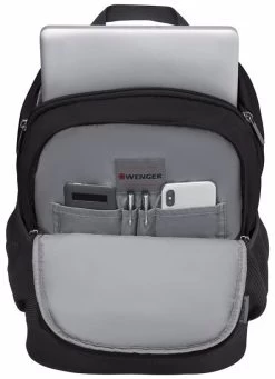 Wenger Quadma 16" Laptop Backpack - Black -Madam Clothing Store c39d513a 455e 48e0 8b49 6bf063f490dc