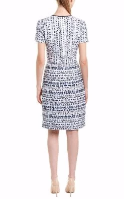 Oscar De La Renta Silk-Lined Sheath Dress -Madam Clothing Store c5034e911f2f4690df10ebfd9ac12d98