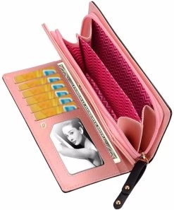 Beakey Womens Cute Cat Wallet Bifold Long Coin Purse With Zipper-Black -Madam Clothing Store ca458177f48261ca250bb4f900f68f83